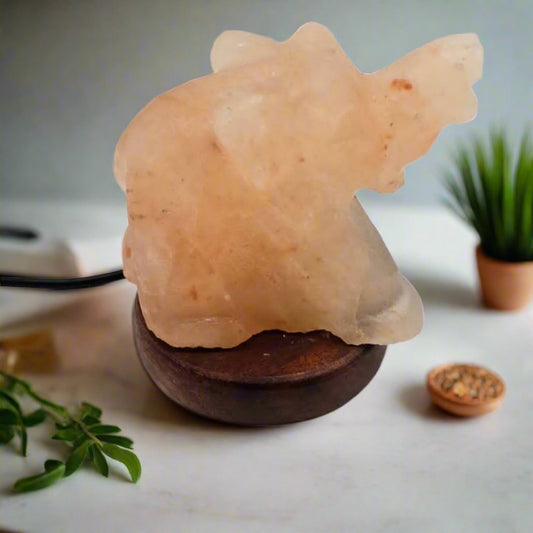 Himalayan Pink Salt Elephant Shape Lamp (Big Size) for Home Decoration