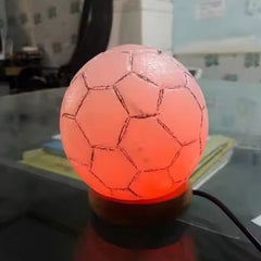 Himalayan Salt Football Shape Lamps with Bulb & Wiring , Wholesale Himalayan Salt Lamps, Electric Himalayan Salt Lamps