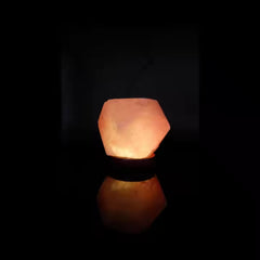 Diamond Shaped Himalayan Salt Lamp