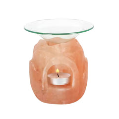 Oil burner in Flower Shape Salt oil with Tealight candle holder
