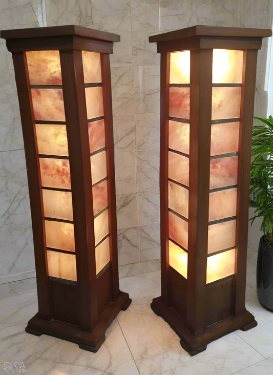 48" Pillar Lamp with 24 Tiles