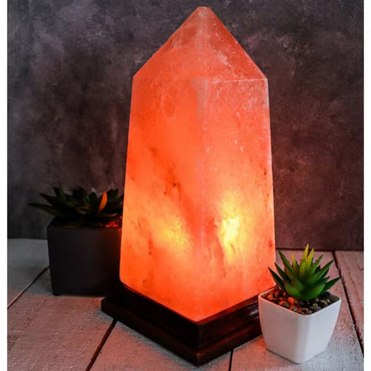 Himalayan Salt Obelisk Shape Lamp