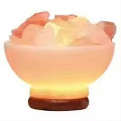 Bowl Shaped Glow Natural Pink Himalayan Salt Lamp