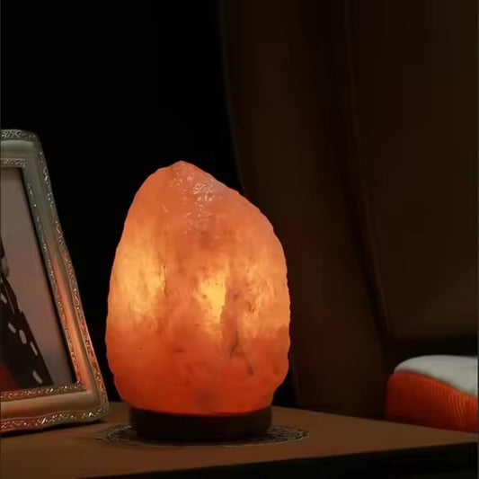 Stone Shape Pure natural Household Decorative Crystal Salt Lamp office decoration Exquisite Night Lamp