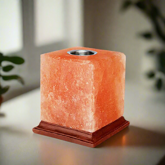 Rectangle Shape Oil Burner Aroma Diffuser Himalayan Salt Lamp
