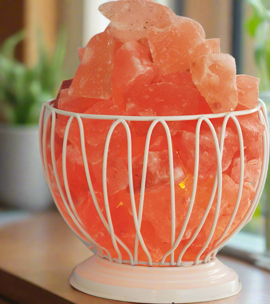 Iron Metal Basket  11 Lbs white iron