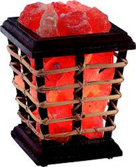 Rectangle Shaped Feng Shui Style for Home or Sport Decor Wooden Basket  with Chunks