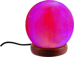USB Mini Salt Lamp Crafted (Ball, Egg, Pyramid & Bowl Shapes)