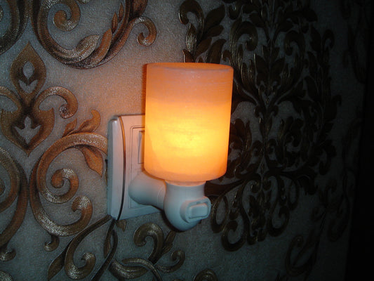 Night Lamp Crafted (Cylinder Shape) with Holder & Bulb 1Lb