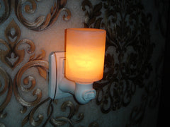 Night Lamp Crafted (Cylinder Shape) with Holder & Bulb 1Lb