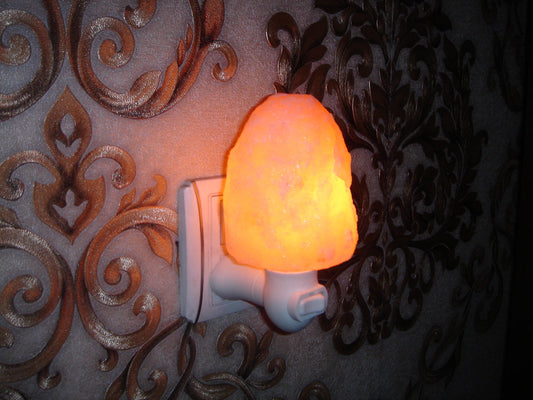 Night Lamp Natural (Stone Shape) with Holder & Bulb 1LB